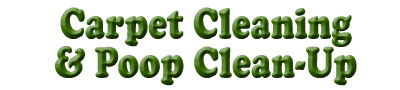 Carpet Cleaning & Poop Clean-Up